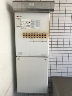 東京都大田区 M様 ノーリツ給湯器 GTH-2444AWX3H-1 BL 24号フルオート給湯暖房給湯器 交換工事 交換前