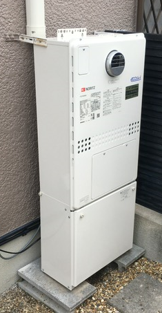 兵庫県川西市 Y様 ノーリツエコジョーズ GTH-C2450AW3H-1 BL 24号スタンダード（フルオート）給湯暖房給湯器 交換工事 交換後