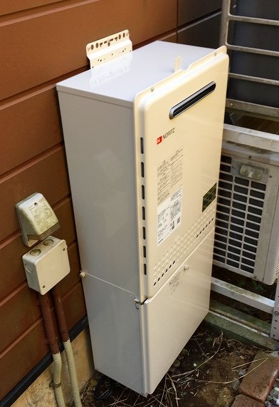 東京都町田市 U様 ノーリツ給湯器 GT-2460SAWX BL 24号オート追焚付給湯器 交換工事 交換後