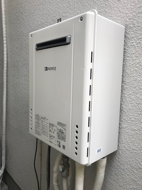 東京都小平市 S様 ノーリツ給湯器 GT-1660SAWX BL 16号オート追焚付給湯器 交換工事 交換後