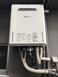 大阪府大阪市都島区 N様 ノーリツ給湯器 GT-1660SAWX BL 16号オート追焚付給湯器 交換工事 交換後