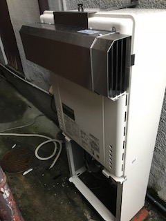 大阪府寝屋川市 T様 ノーリツ給湯器 GT-1660AWX-1 BL 16号フルオート追焚付給湯器 交換工事 交換後