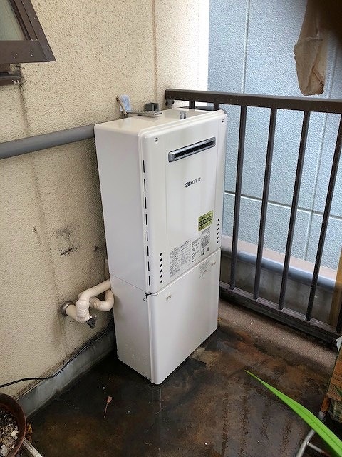 大阪府大阪市港区 M様 ノーリツ給湯器 GT-2060SAWX-1 BL 20号オート追焚付給湯器 交換工事 交換後