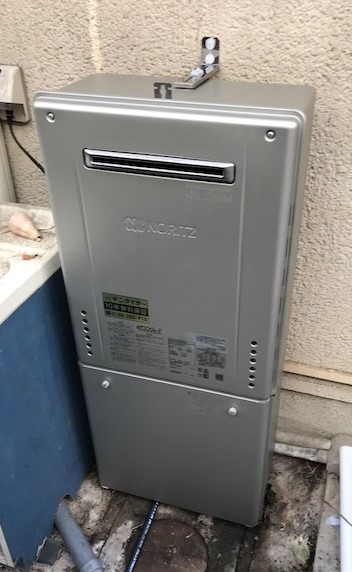 奈良県奈良市 S様 ノーリツエコジョーズ GT-C2462SAWX BL 24号シンプル（オート）追焚付給湯器 交換工事 交換後