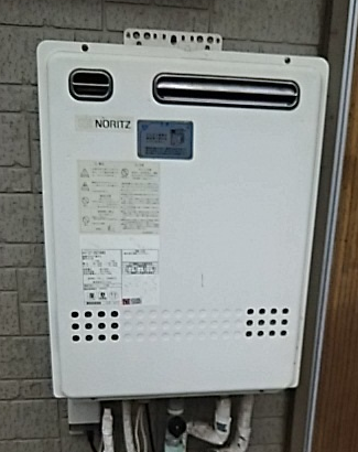 大阪府大阪市旭区 O様 ノーリツ給湯器 GT-2460AWX BL 24号フルオート追焚付給湯器 交換工事 交換前