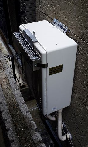 京都府京都市伏見区 N様 ノーリツ給湯器 GT-2460SAWX-1 BL 24号オート追焚付給湯器 交換工事 交換後