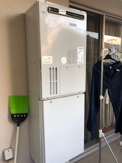 兵庫県尼崎市 Ｔ様 ノーリツエコジョーズ GTH-C2450AW3H-1 BL 24号スタンダード（フルオート）給湯暖房給湯器 交換工事 交換前