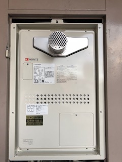 大阪府堺市西区 Ｙ様 ノーリツ給湯器 GTH-2444AWX3H-T-1 BL 24号フルオート給湯暖房給湯器 交換工事 交換後