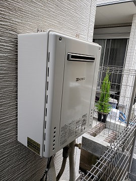 埼玉県志木市 Y様 ノーリツ  GT-2060SAWX-1 BL 20号オート追焚付給湯器	 交換工事 交換後