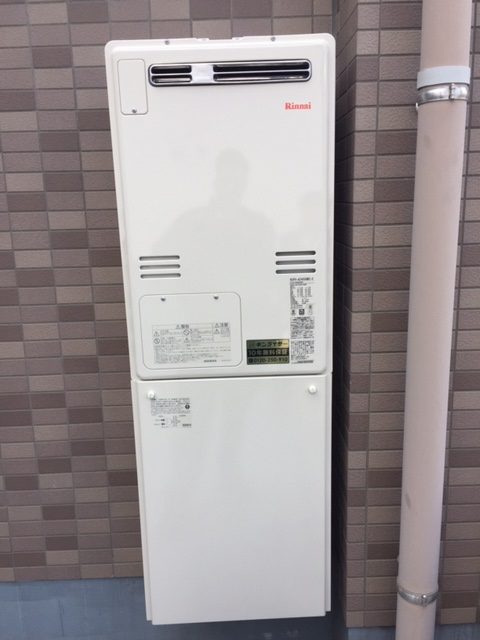 埼玉県川口市 Ｉ様 リンナイ給湯器 RUFH-A2400AW2-3 24号フルオート給湯暖房給湯器 交換工事 交換後