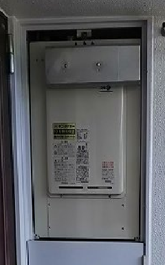 兵庫県姫路市 Y様 リンナイ給湯器 RUJ-V2011W(A) 20号高温水供給式給湯器 交換工事 交換後