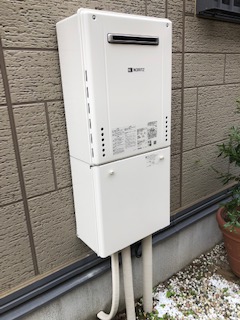 千葉県松戸市 I様 ノーリツ給湯器 GT-2460SAWX-1 BL 24号オート追焚付給湯器 交換工事 交換後