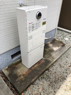 兵庫県明石市 Ｋ様 ノーリツエコジョーズ GTH-C2450AW3H-1 BL 24号スタンダード（フルオート）給湯暖房給湯器 交換工事 交換後