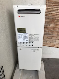 大阪府大阪市都島区 O様 ノーリツ給湯器 GQ-2439WS-1 24号オートストップ給湯専用給湯器 交換工事 交換後