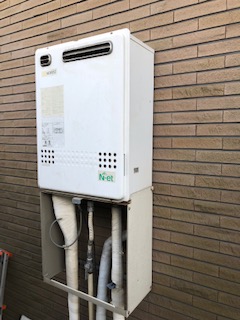 千葉県松戸市 K様 ノーリツ給湯器 GT-2460AWX-1 BL※LPG 24号フルオート追焚付給湯器 交換工事 交換前