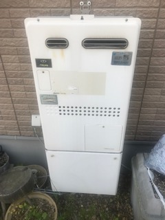 奈良県奈良市 Y様 ノーリツエコジョーズ GTH-C2450AW3H-1 BL 24号スタンダード（フルオート）給湯暖房給湯器 交換工事 交換前