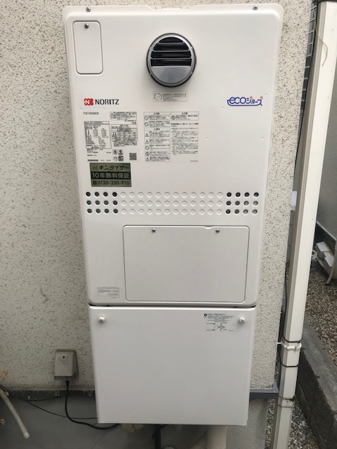 大阪府豊中市 N様 ノーリツエコジョーズ GTH-C2450AW3H-1 BL 24号スタンダード（フルオート）給湯暖房給湯器 交換工事 交換後