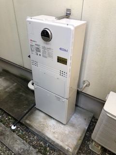 大阪府箕面市 Ｔ様 ノーリツエコジョーズ GTH-C2450AW3H-1 BL 24号スタンダード（フルオート）給湯暖房給湯器 交換工事 交換後