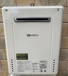 兵庫県加西市 Ｋ様 ノーリツ給湯器 GT-2460SAWX-1 BL (LPG)  24号オート追焚付給湯器 交換工事 交換後