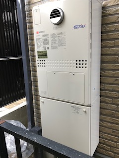 大阪府高槻市 Ｍ様 ノーリツエコジョーズ GTH-C2450AW3H-1 BL 24号スタンダード（フルオート）給湯暖房給湯器 交換工事 交換後