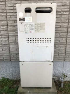 奈良県奈良市 Ｉ様 ノーリツエコジョーズ GTH-C2450SAW3H-1 BL 24号シンプル（オート）給湯暖房給湯器 交換工事 交換前