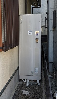 兵庫県伊丹市 S様 日立 460ℓ角型フルオート エコキュート 水道直圧タイプ 交換工事 交換前