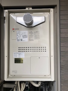 大阪府吹田市 Ｎ様 都市ガス ノーリツ給湯器 GTH-2444AWX3H-T-1 BL 24号フルオート給湯暖房給湯器 交換工事 交換後