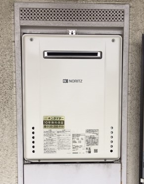 福岡県福岡市南区 Ｉ様 都市ガス ノーリツ給湯器 GT-2060SAWX-1 BL 20号オート追焚付給湯器 交換工事 交換後