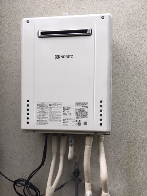 京都府城陽市 Ｓ様 ＬＰガス ノーリツ給湯器 GT-1660SAWX-1 BL 20A LPG 16号オート追焚付給湯器 交換工事 交換後