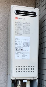 東京都品川区 Ｋ様 都市ガス ノーリツ給湯器 GT-2053AWX-2 BL 20号フルオート追焚付給湯器 交換工事 交換後