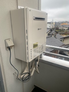 大阪府豊中市 S様 都市ガス ノーリツ給湯器 GT-2460SAWX-1 BL 24号オート追焚付給湯器 交換工事 交換後