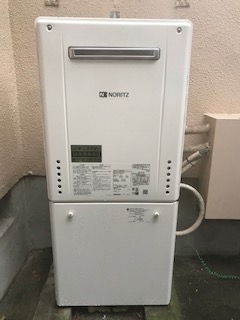 神奈川県横浜市戸塚区 Ｙ様 都市ガス ノーリツ給湯器 GT-1660AWX-1 BL 16号フルオート追焚付給湯器 交換工事 交換後