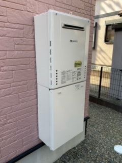 千葉県千葉市緑区 Ｔ様 都市ガス ノーリツ給湯器 GT-2460SAWX-1 BL 24号オート追焚付給湯器 交換工事 交換後