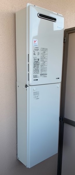 大阪府堺市堺区 N様 都市ガス リンナイ給湯器 RUJ-A1610W 16号高温水供給式給湯器 交換工事 交換後