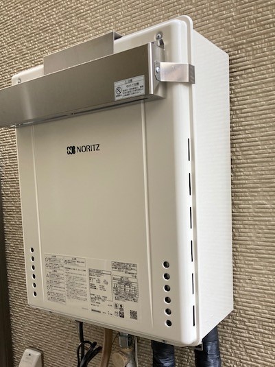 東京都足立区 M様 都市ガス ノーリツ給湯器 GT-2460AWX-2 BL 24号フルオート追焚付給湯器 交換工事 交換後