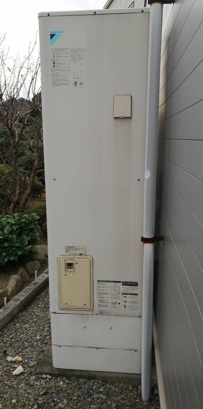 岐阜県養老郡 M様 三菱電機エコキュート SRT-S465A 460L角型フルオート 交換工事 交換前