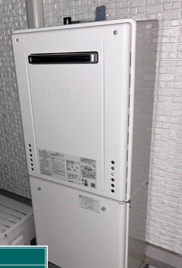 大阪府茨木市 F様 都市ガス ノーリツ給湯器 GT-2470SAW BL 24号オート追焚付給湯器 交換工事 交換後